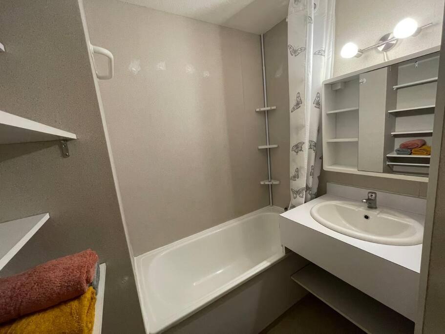 Appartement Aux Pieds Des Pistes - La Plagne Montalbert - Panorama 1350 Ngoại thất bức ảnh
